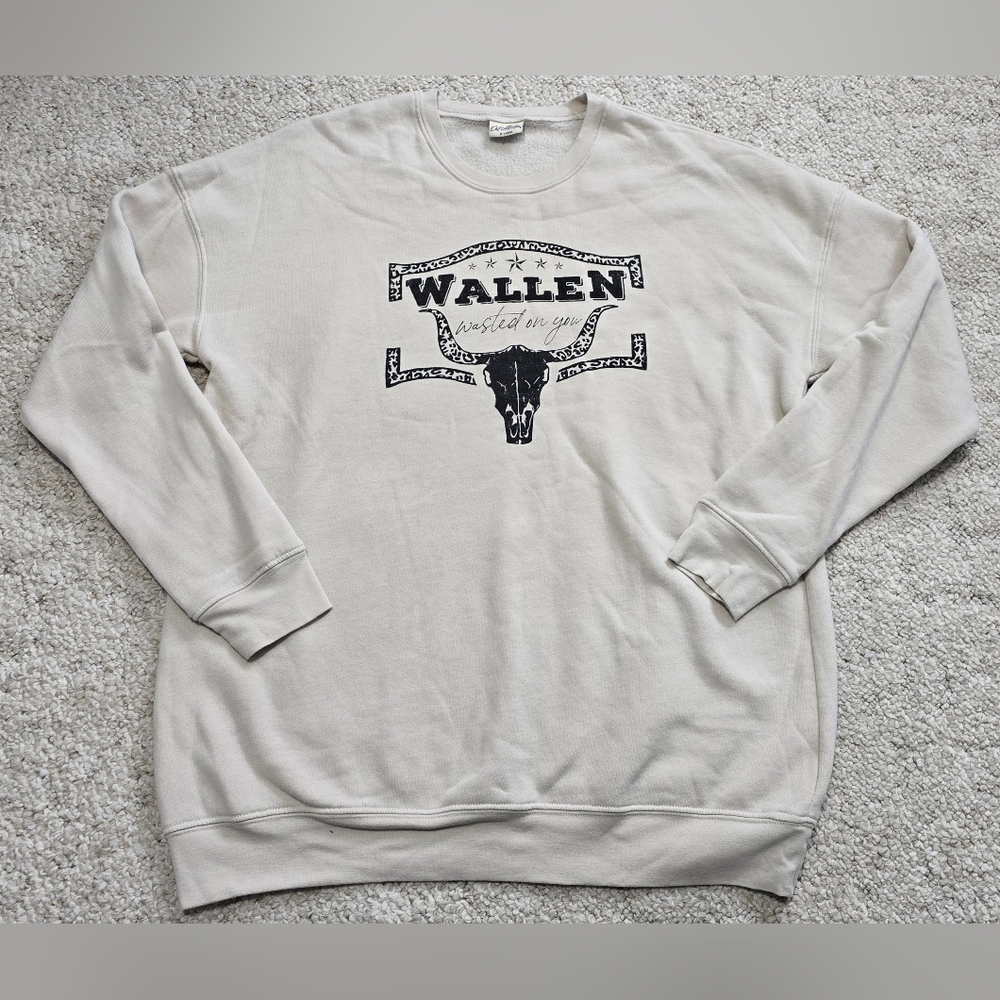 Morgan Wallen Oat Collective Super Soft Sweatshirt Womens XL